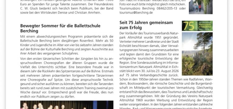 Berchinger Mitteilungsblatt – Juli 2026